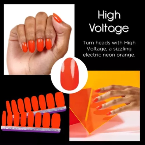 Color Street Other - 167. Color Street Nail Polish Strips - High Voltage